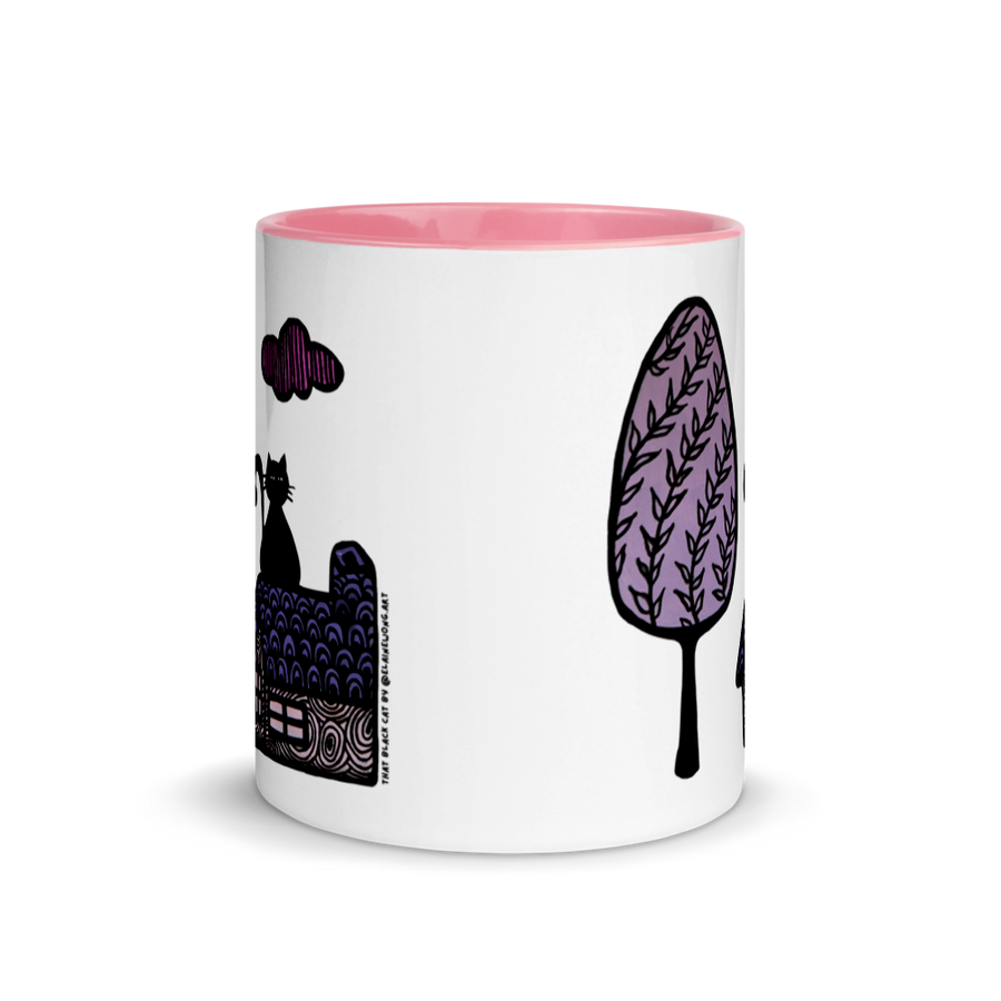 My Violet Home | Mug with Color Inside
