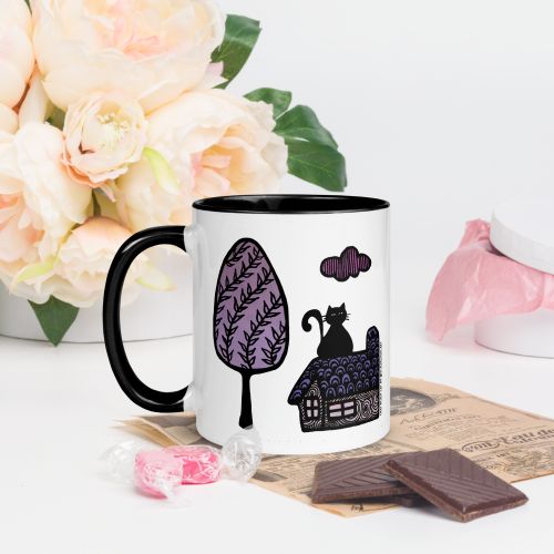 My Violet Home | Mug with Color Inside