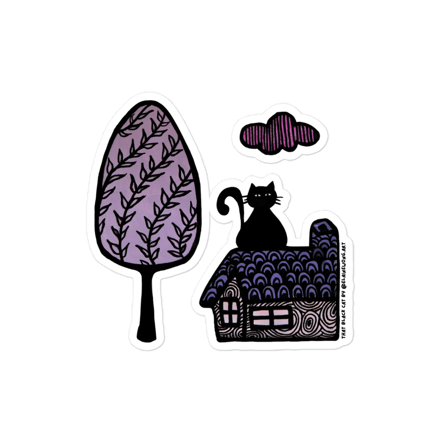 My Violet Home | Stickers